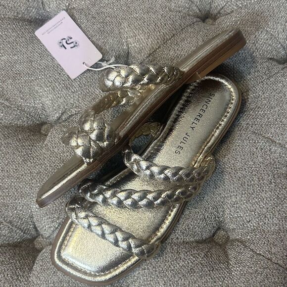 Braided‎ Slide Sandals - Picture 3 of 12